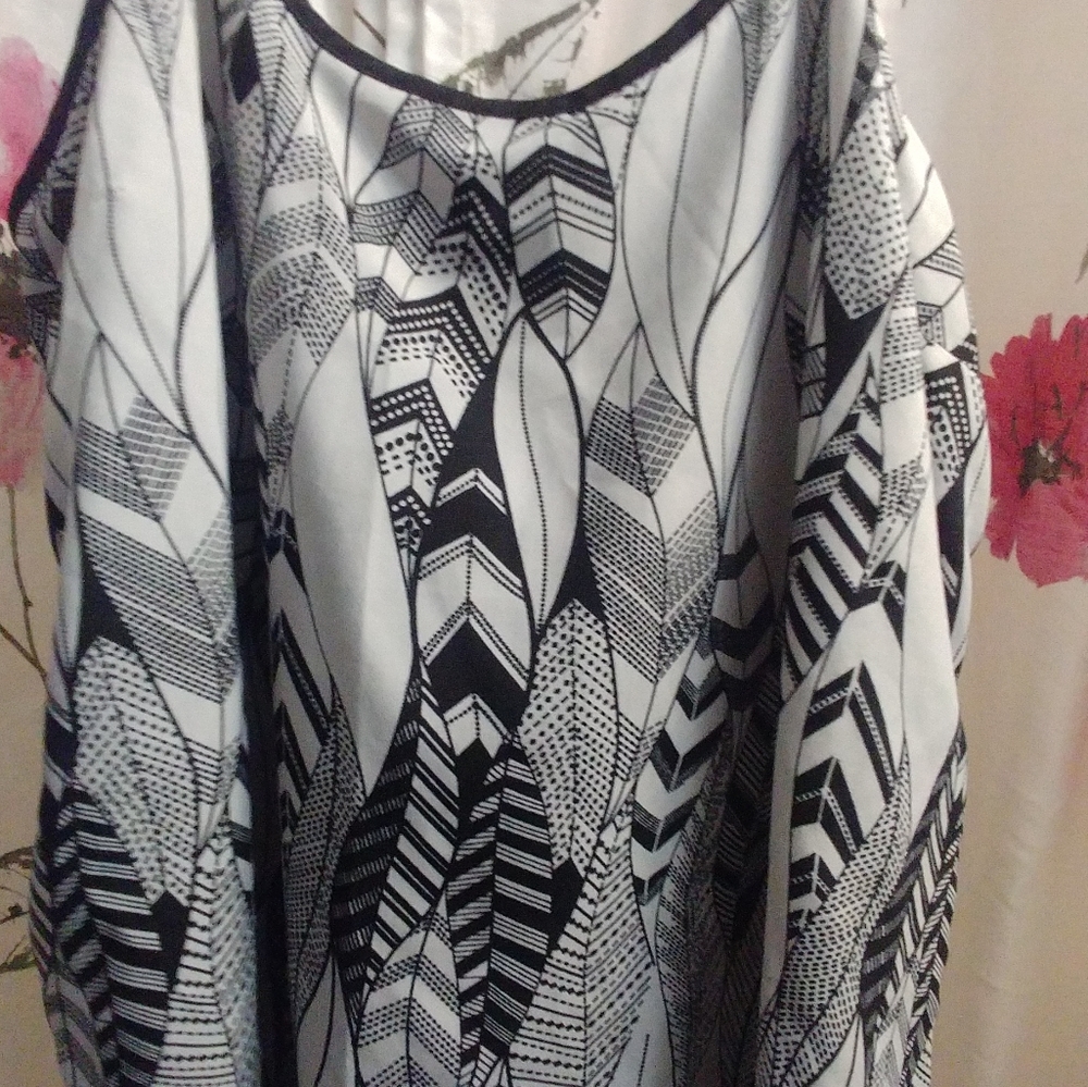 Daniel Rainn sheer patterned Cami Tank Top